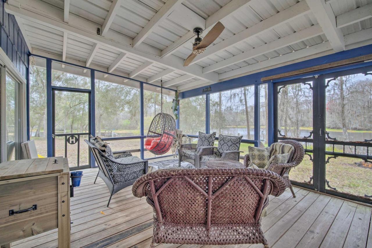 Unplugged Withlacoochee Riverfront Retreat! Bushnell Экстерьер фото