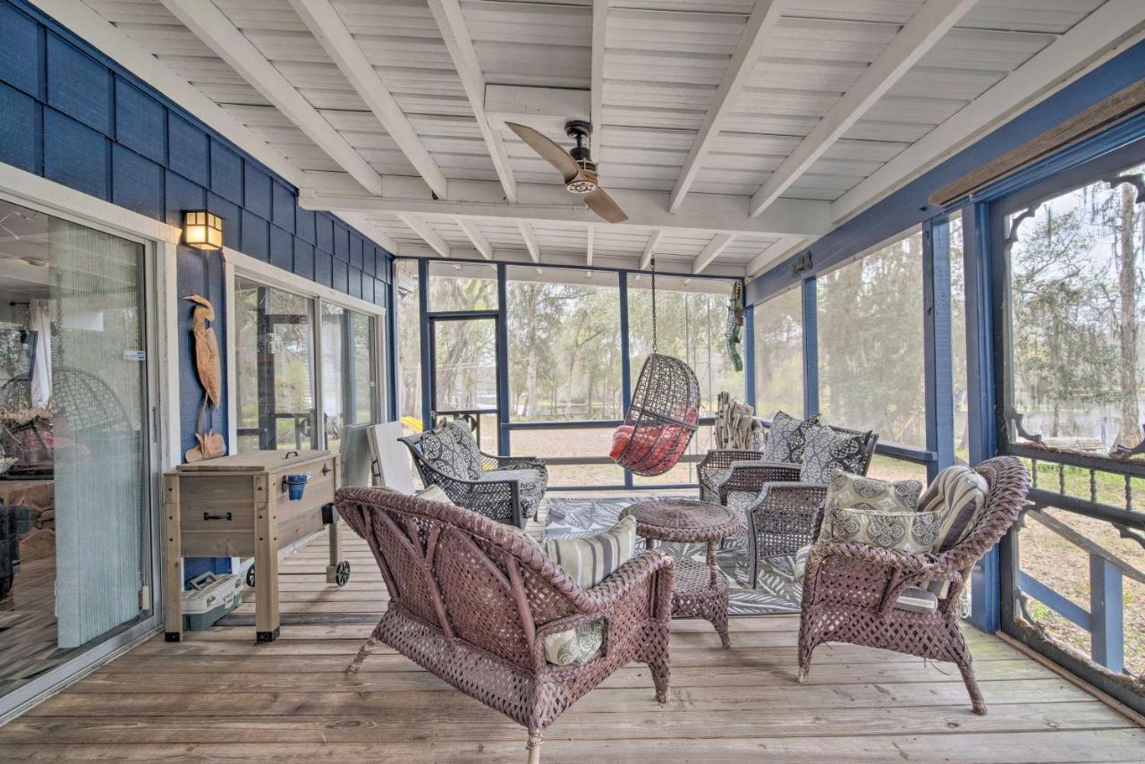 Unplugged Withlacoochee Riverfront Retreat! Bushnell Экстерьер фото
